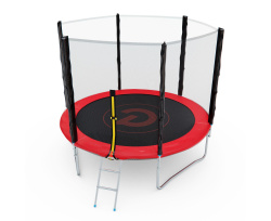 Батут с сеткой DFC PELPO 8ft с лестницей, RED арт. GBT-8R