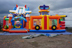 Коммерческий детский надувной батут "АЭРОПОРТ" СП.103