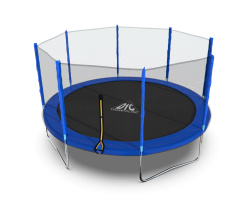 Батут дачный DFC TRAMPOLINE FITNESS с сеткой 14FT-TR-B синий