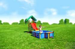 Игровой комплекс QUADRO Universal + PoolLarge + ModularSlide арт. 14841