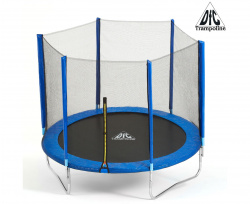 Батут дачный DFC TRAMPOLINE FITNESS с сеткой 6FT-TR-B синий