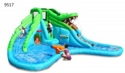Надувная водная горка HAPPY HOP «Крокодил» 9517