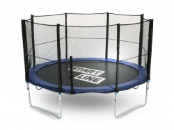 Батут спортивный Start Line Fitness 12 футов с внешней сеткой