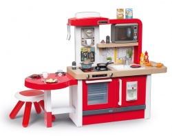 SMOBY Растущая Кухня с табуретом Tefal Evolutive пузырьки 134х44,1х101 см арт. 312302