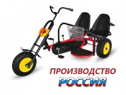 Веломобиль Double NEW RUSSIA