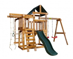 Детская игровая площадка Babygarden Play 7 (тёмно-зелёный)