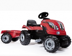 Трактор педальный с прицепом красный арт. 710108 Smoby