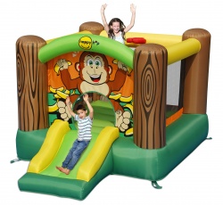 Детский надувной Батут с горкой «Дружба» HAPPY HOP 9201G