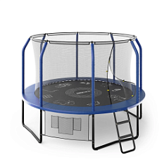Дачный Пружинный Батут UNIX SUPREME GAME 10 FT BLUE