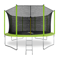 Спортивный батут 14FT с внутренней сеткой и лестницей ARLAND