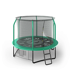 Дачный Пружинный Батут UNIX SUPREME GAME 8 FT GREEN