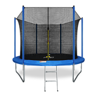 Спортивный батут 10FT с внутренней сеткой и лестницей ARLAND blue
