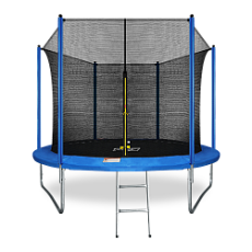 Спортивный батут 10FT с внутренней сеткой и лестницей ARLAND blue