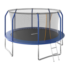 Дачный батут UNIX Line SUPREME BASIC 12 ft (blue)