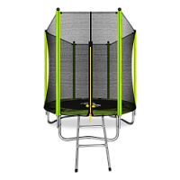 Спортивный батут 6FT с внешней сеткой и лестницей (Light green) ARLAND