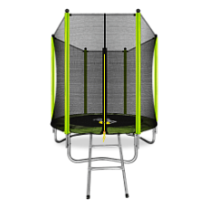Спортивный батут 6FT с внешней сеткой и лестницей (Light green) ARLAND