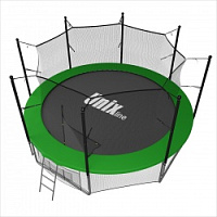 Дачный Пружинный Батут с внутр. с сеткой UNIX 6 FT INSIDE (GREEN)