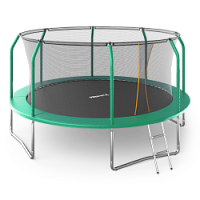 Дачный батут UNIX Line SUPREME BASIC 14 ft (green)