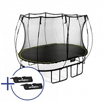 Комплект Батут беспружинный овальный SPRINGFREE O77 Крепеж