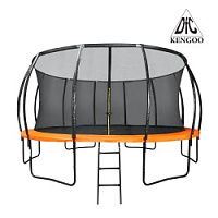 Батут дачный DFC TRAMPOLINE KENGOO с сеткой и лестницей 17FT-TR-E-BAS