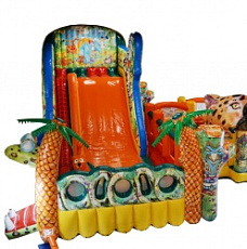 Коммерческий детский надувной батут-горка "АКУНА МАТАТА" СП.153