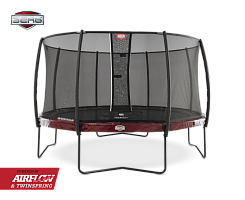 Батут Berg Elite+430 (красный) + защ. сеткой Deluxe 37.84.00.01