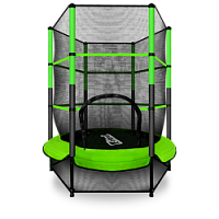 Мини батут с защитной сеткой ARLAND зеленый