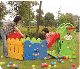 Детские городки, горка с сухим бассейном VASIA VS-702